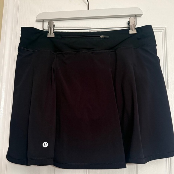 Lululemon black long pace rival skirt 10 $89 extra long - Picture 6 of 12